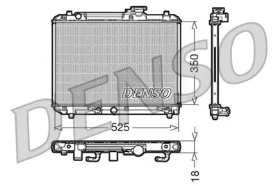 DENSO DRM47002 Engine Cooling 1770060G11 KSZ2052 102323 53208 DRM47002 RA0420031 8MK376724701 SZ2052 64176 348115