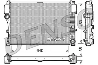 DENSO DRM17008 Engine Cooling 2215000003 8MK376764791 1063118 53839 734447 2215000203 2215000503 RA0170960 CR38000S A2215000203