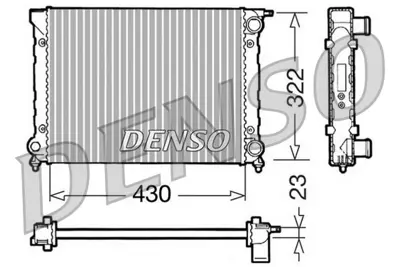 DENSO DRM32004 Engine Cooling 8MK376713331 191121253D 530170003 131004 1103087 VN2040 350213202000 DCM3378 11210122501 25045