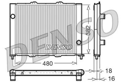 DENSO DRM23099 Engine Cooling 8200116110 637626 DRM23099 34090001 180082N RA0230770 123142O 8MK376781134 RA0230700 RT2306