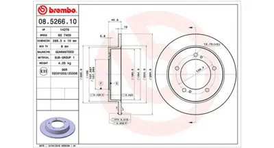 MAGNETI MARELLI 360406045900 Brembo Disk Suzuki Jimny On 5521160A00 5521180A00 5551160A00 5521160A00L00 986BB4310 5551160A00000 5521160A00000 NBD257 8526610 DF2588