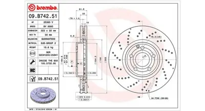 MAGNETI MARELLI 360406114601 Brembo Disk Cls C218 0004211812