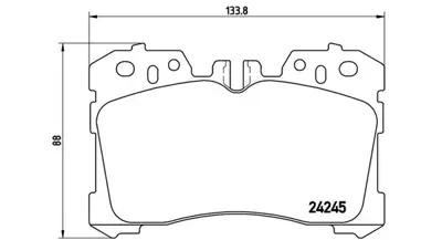 MAGNETI MARELLI 363700483075 Brembo Balata Ls F4 On 044650W110