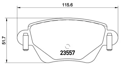 MAGNETI MARELLI 363700424059 Brembo Balata Cm8 Arka 1130120 181381 1121892 MDB2081 X40767 181682 P677300 GDB1525 RB1381 PAD1295