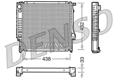 DENSO DRM05021 Engine Cooling 17111719258 54302099 6002099 V20600015 1719258 50810N 311436 8MK376713181 BW2098 60791A
