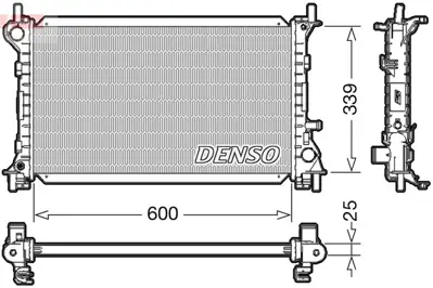 DENSO DRM10003 Engine Cooling 99AB8005AB CR1344000S ME98AB8005KF 350213039003 YS4Z8005BB 1079157 DRM10003 LRCFDFS98258 58375 98AB8005KF