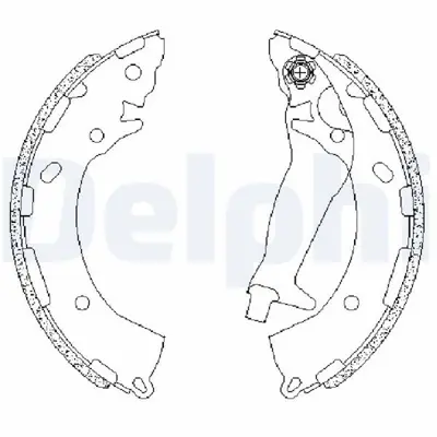DELPHI LS2195 Fren Balatası Arka Hyundaı I10 2019-> 58350K6A00