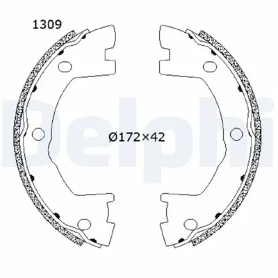DELPHI LS2202 Fren Pabucu 7485121181 D4060MB40C S56535 GF111AF GS8805 9050 424300 72744560 67191 36145330011
