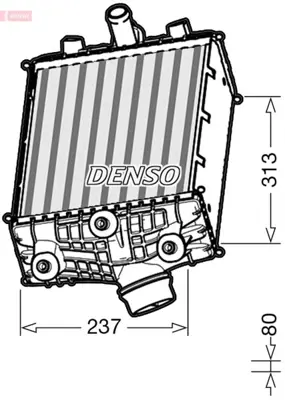 DENSO DIT28002 Engine Cooling 99111064071 RA8430091 DIT28002 KPR4081 99111064072 74004081 99111063971 PR4081 107552 PR4080