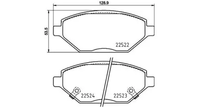 MAGNETI MARELLI 363700459093 Brembo Balata Spark M400 1605313 601498 573805 8DB355025451 511319 95526463 MDB3922 605673 13046056732 42349235