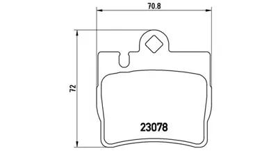 MAGNETI MARELLI 363700450042 Brembo Balata Clas S W220 Arka 0034200620