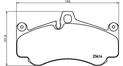 MAGNETI MARELLI 363700465032 Brembo Balata 911 996 99635194800 99735194891 106630 99735194802 99735194890 99735194801 99735194800 99735194701 10280 99761267700