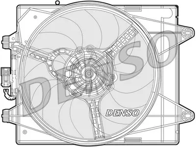 DENSO DER13004 Engine Cooling 51850211 EV899410 LC7502 DER13004 18015N 5042042 899410000 52057712 EV899210 CEF74056AS