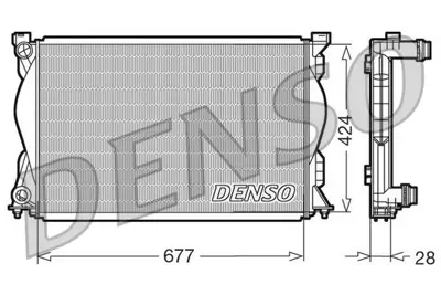 DENSO DRM02036 Engine Cooling 55011092 4F0121251Q CR977000S 8102610 50596 KAI233 5500572S AI2233 60032233 13479021