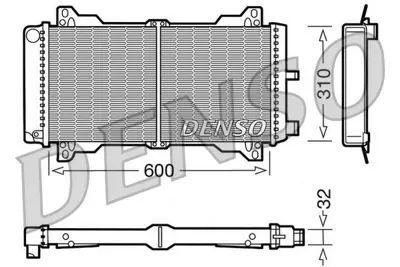 DENSO DRM10014 Engine Cooling 1020206808 811047 FD2005 81AB8005DG 100402 BM459 350213457000 54611 BM458 BM457