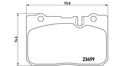 MAGNETI MARELLI 363700483039 Brembo Balata Ls F2 On 0446550050