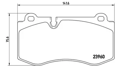 MAGNETI MARELLI 363700450074 Brembo Balata Clas E W211 On 0044206220