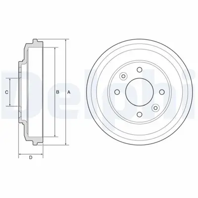 DELPHI BF598 Fren Kampanasi 0K2FA26251 0K2FA26251DS