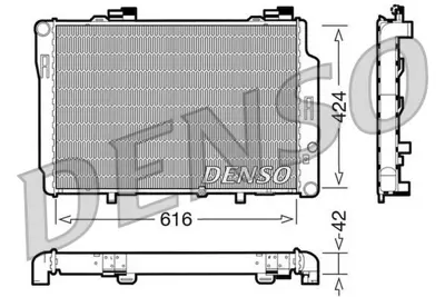 DENSO DRM17072 Engine Cooling 62749A MS2146 731808 2023203 30002147 8MK376769731 A2025003203 376711194 R10622 2025003603