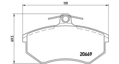 MAGNETI MARELLI 363700485092 Brembo Balata Audi 100 C2 On 357698151 FO432781 7143D290 207781961 2295 8A0698151A 440615116A 8DB355017701 180835700 571357BAS