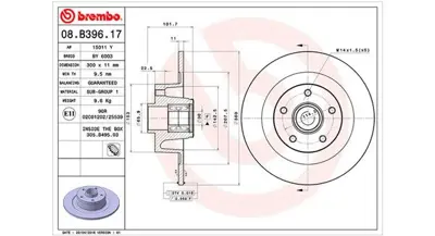 MAGNETI MARELLI 360406123500 Brembo Disk Laguna Coupe 402020005R 8DD355123171 702976BS9 BG9135RS 355123171 231168 1815203988 562997J1 470244300 8660003912