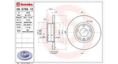 MAGNETI MARELLI 360406049000 Brembo Disk Transporter Iv On 701615301B MDC917 648100 DDF5621 986478613 RN1053 204746 701615301E 92058500 D1227