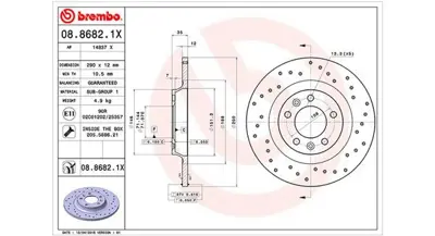 MAGNETI MARELLI 360406041502 Brembo Disk C5 Iii Rd_ 1642773580 4246P9 BD2087 DDF1275C 203729 424972 186747 E169157 440311200 669000