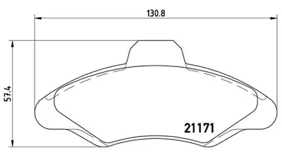 MAGNETI MARELLI 363700424029 Brembo Balata Escort V On 1015598 6500952 1501222518 91AB2K021JA 6500953 5P383 1030602 92AX2K021AB 13046039352 91AB2K021BC