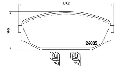 MAGNETI MARELLI 363700428049 Brembo Balata Mdx Yd1 On 43022S3VA11 D5180M 43022S3VA00 4302253VA0 548BSX 81702 P917302 PSA917302 43022S3VA03 SP1371