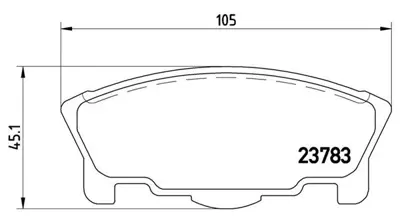 MAGNETI MARELLI 363700416014 Brembo Balata Move L6 On 0449187210000