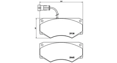 MAGNETI MARELLI 363700506016 Brembo Balata Daily Ii  On 1906430 WBP29138A 16333 FVR1351 141421 222331 37295 13046079082 PA6016 FD6804V