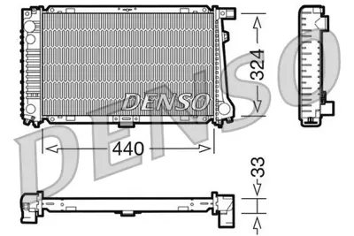 DENSO DRM05032 Engine Cooling 17111712823 1712256 KBW086 BM695 1719256 1712823 51349 17128239 60797 BW2086