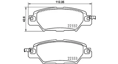 MAGNETI MARELLI 363700449053 Brembo Balata Cx-5 Ke,Gh Arka KAY02648Z 182258 601500 MDB3866 2233201 1501223266 35157 T2544 51318 LVXL1955