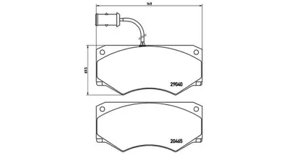 MAGNETI MARELLI 363700506005 Brembo Balata Daily I  On 1902469 GDB0390 4722 13046079022 1903383 TX1236 FVR0516 986494301 BP461 986TB2484