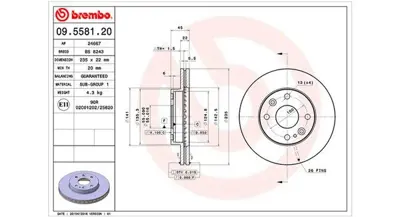 MAGNETI MARELLI 360406052800 Brembo Disk Rio 2 On KDX7433251 DDF13911 BS8926 1815313510 9558120 58011 24667 24012202271 J3300309 DF4438