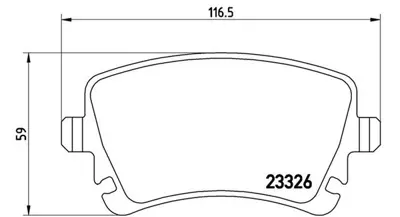 MAGNETI MARELLI 363700485083 Brembo Balata Multivan V Arka 7E0698451 810072 8DB355011531 811029056 BPA089711 BP1457 1050110 GDB1557 598671 8225540