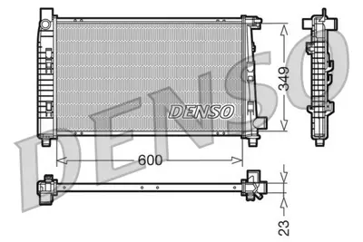DENSO DRM17100 Engine Cooling A1685001302 RA0170900 MS2281 30002281 1685001102 A1685001202 30002282 350213132000 56816 DRM17100