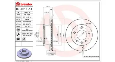 MAGNETI MARELLI 360406098500 Brembo Disk Sprinter 2-T 8DD355128251 9014210312 7517 24012201611 9024210312 9961810 MBR5017 8DD355124441 9731420 6027901