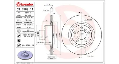 MAGNETI MARELLI 360406122901 Brembo Disk X3 F25 34206790362 BV8965 3115105 V2080093 3155230029PD 78BD22162 DP0127 6282756 1421662 SDK6731