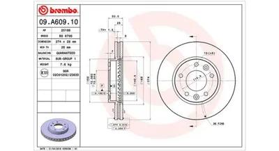 MAGNETI MARELLI 360406078100 Brembo Disk Carnival Ii Gq On 0K58B33251
