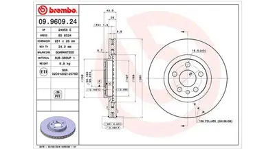 MAGNETI MARELLI 360406087000 Brembo Disk Evasion Mpv 1309392080 DDF760 BS8157 BG2844 16288 1815201019 50619 71738908 92074003 DSK649