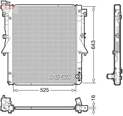 DENSO DRM45054 Engine Cooling 1350A807 6000605263 32012705 MT2281 107830 560010 1350A809 M0180550 606549 80131N