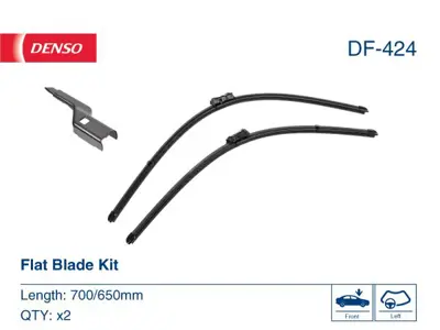 DENSO DF424 Wiper Blades 1272066 13348852 6423N7 119281 13289892 VD10037 13289893 WCP350350 577874 VF454