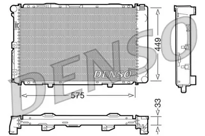 DENSO DRM17066 Engine Cooling A2015002203 2015001803 730344 2015008103 2015003503 2015002203 2015005303 50143 A2015002103 2015002103