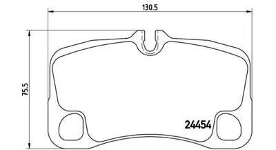 MAGNETI MARELLI 363700465013 Brembo Balata 911 997 Arka 99735294903 10290 99735294701 99735294904 2445403 MDB2937 FBP1652 P65022 38116175 GDB1792