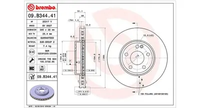 MAGNETI MARELLI 360406113201 Brembo Disk Cla Coupe C117 On 2464210112 2033112 A2464210112 24012802761 V1014 6152210 BDR264420 9B34441 3133112 18152033112