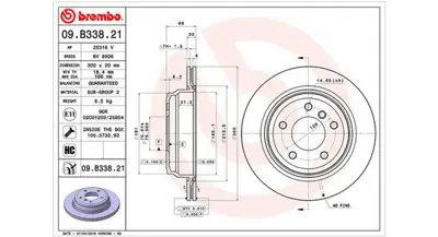 MAGNETI MARELLI 360406147001 Brembo Fren Dıskı Bmw 1 (E81) Arka 34216764653 Df4802 Bg4243c 34216864901