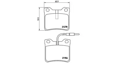 MAGNETI MARELLI 363700450030 Brembo Balata Clas V638/2 Arka 0024204820