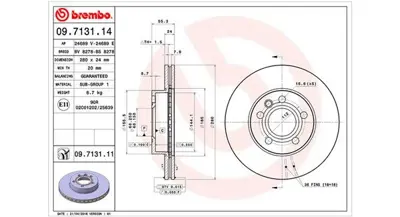 MAGNETI MARELLI 360406050200 Brembo Disk Transporter Iv On 701615301 8549710 DF1593 986478547 BD3013 641400 24011601081 78RBD23013 ADBP430007 1155211015