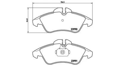 MAGNETI MARELLI 363700450080 Brembo Balata Clas V 638/2 On 0024203920